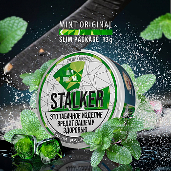 Жевательный табак STALKER "Original / Мята" 11гр