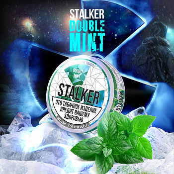 Жевательный табак STALKER "Double mint / Двойная мята" 11гр